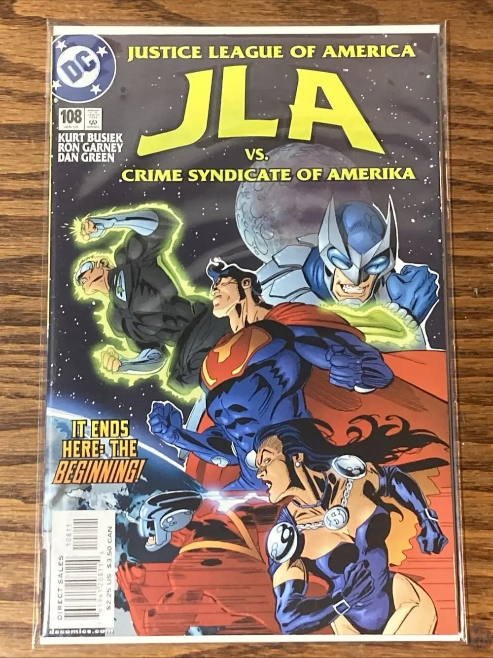 JLA Justice League of America 108 Kurt Busiek Ron Garney Dan Green Comic Book